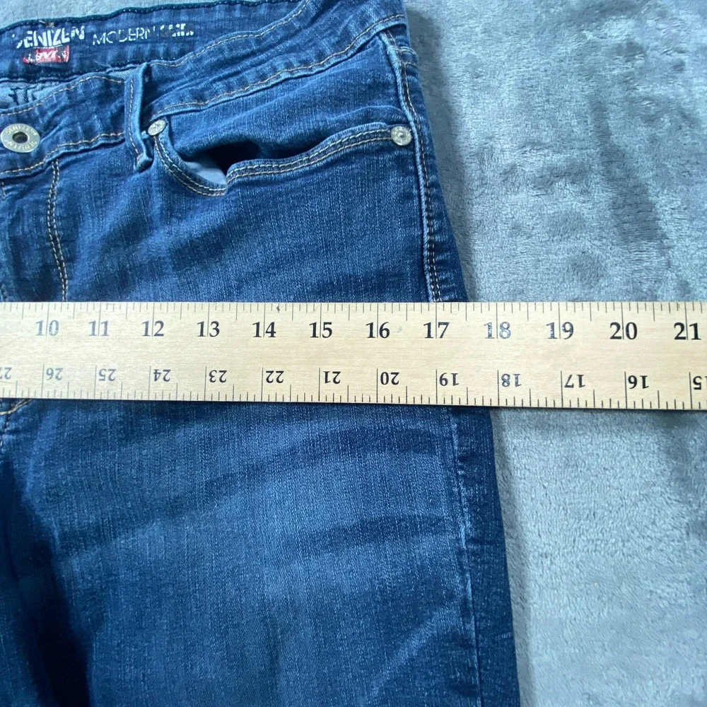Levi's Denizen Fits 30x27 Jeans Mid Rise Stetch Blue Denim‎ Bootcut Faded Ranch